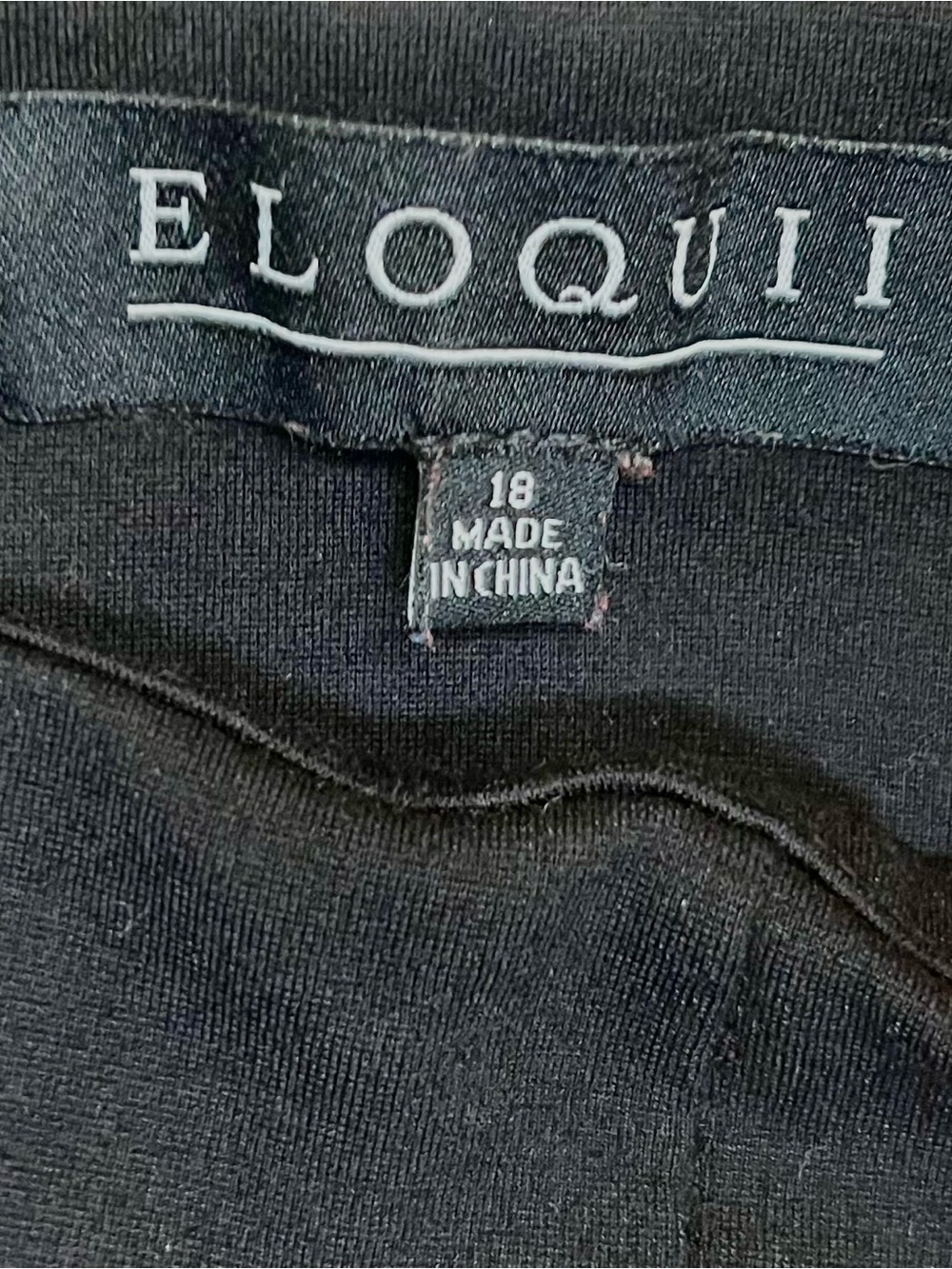 Eloquii Miracle Flawless Legging Black Ponte High Rise Stretch Plus Size 18 - Picture 6 of 7